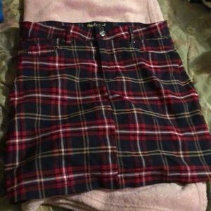 Plaid skirt